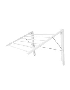 Απλώστρα τοίχου πτυσσόμενη άσπρη Π82x55εκ