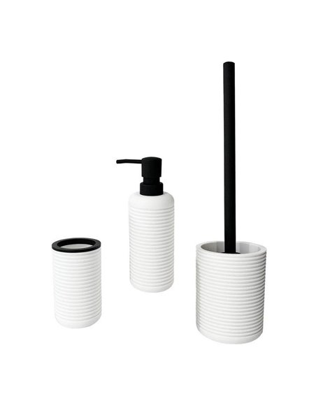 Σετ αξεσουάρ μπάνιου Sevilla πλαστικό 3 τεμαχίων
