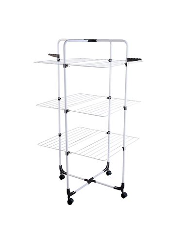 Πτυσσόμενη απλώστρα ρούχων 3 επιπέδων Y137x71εκ.