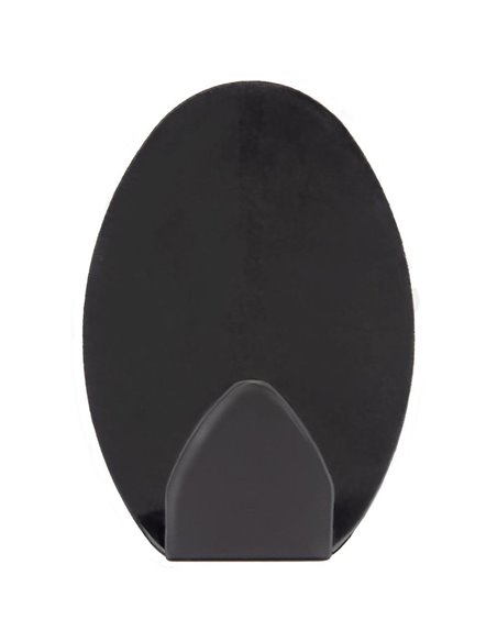 Αυτοκόλλητα άγκιστρα σετ 3 Υ2x3,5x4εκ. μαύρο