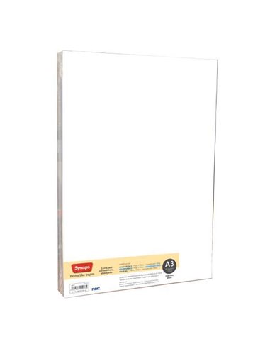Synaps συνθετικό χαρτί αυτοκόλλητο αδιάβροχο Α3 20 φύλλα 135γρ.