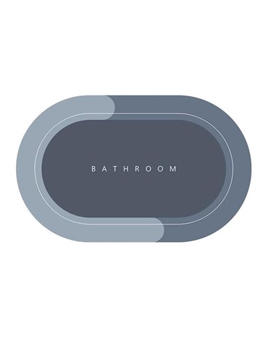 Απορροφητικό αντιολισθητικό πατάκι μπάνιου 50x80εκ.