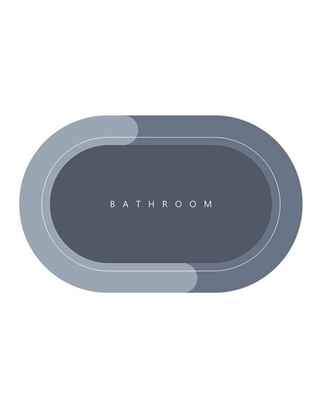 Απορροφητικό αντιολισθητικό πατάκι μπάνιου 50x80εκ.