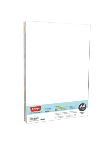 Synaps συνθετικό χαρτί αδιάβροχο Α4, 20 φύλλα 170γρ.