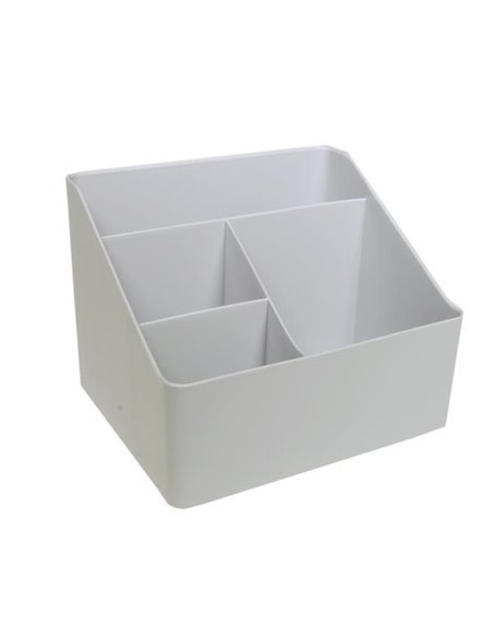 Organizer για καλλυντικά ή μολυβοθήκη, λευκό, 18x13,5x15 εκ.