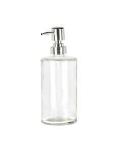 Dispenser υγρού σαπουνιού διάφανειο 400ml Ø7,5xY19,5εκ.