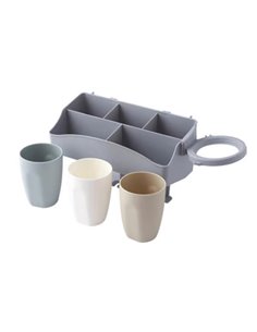 Θήκη οργάνωσης μπάνιου all-in-one 26,4x14,4xΥ15εκ.