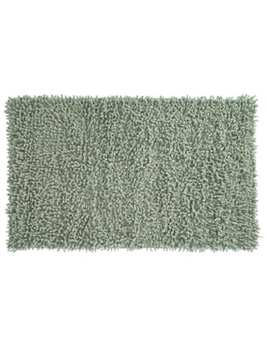 Χαλάκι μπάνιου Shaggy I πράσινο 45x75εκ.