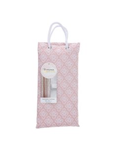 Κουρτίνα μπάνιου 85γρ. με 12 κρίκους ροζ 180x180εκ.