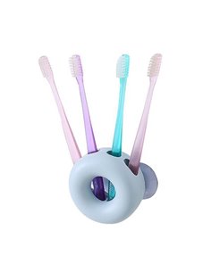 Θήκη για οδοντόβουρτσες πλαστική 4 θέσεων Ø 8εκ