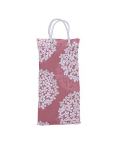 Κουρτίνα μπάνιου 85γρ με 12 κρίκους σκούρο ροζ 180x180εκ.