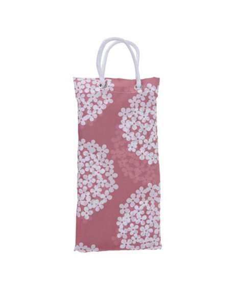 Κουρτίνα μπάνιου 85γρ με 12 κρίκους σκούρο ροζ 180x180εκ.