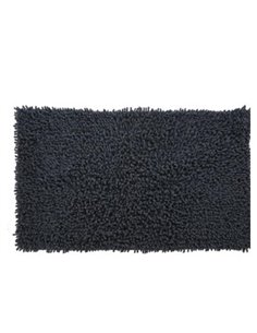 Χαλάκι μπάνιου Shaggy IΙ μπλε σκούρο 45x75εκ.