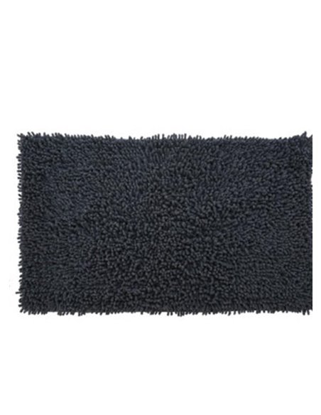 Χαλάκι μπάνιου Shaggy IΙ μπλε σκούρο 45x75εκ.
