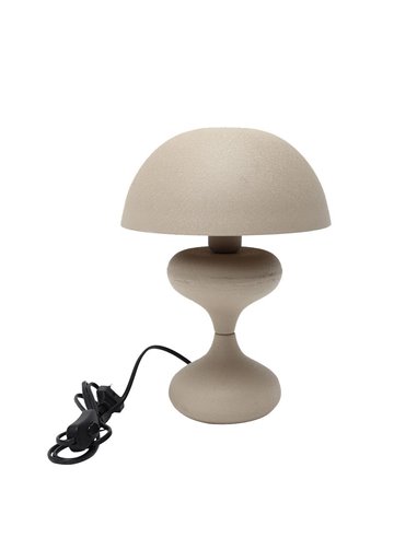 Φωτιστικό επιτραπέζιο μεταλλικό ματ Nextdeco γκρι Υ38xØ26εκ.