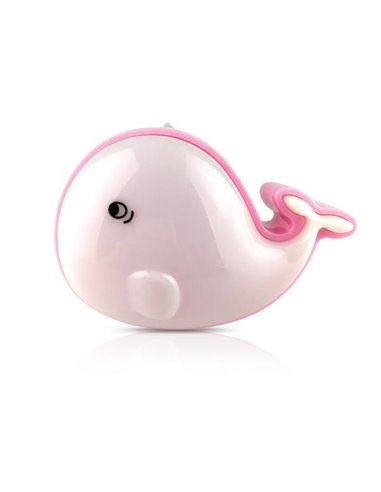 Φωτάκι νυκτός LED 0,5W Φαλαινάκι Y8x11x4εκ. με διακόπτη