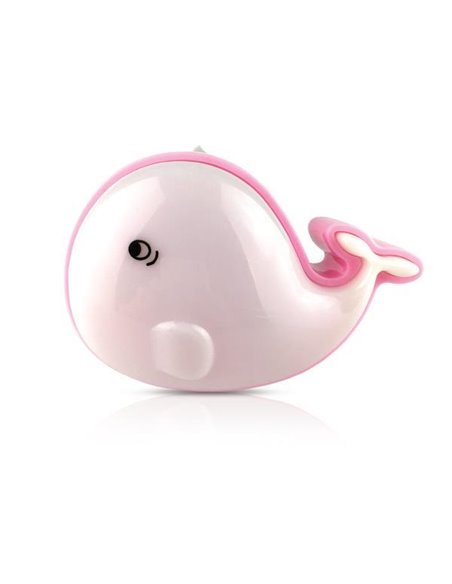 Φωτάκι νυκτός LED 0,5W Φαλαινάκι Y8x11x4εκ. με διακόπτη