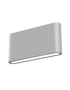 Απλίκα slim LED 2Χ6W γκρι Y9x17,5x3εκ.