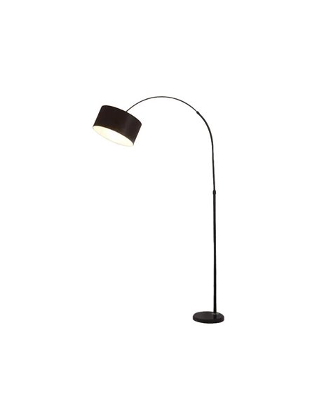 Φωτιστικό δαπέδου μαύρο Υ158-185