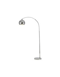 Φωτιστικό δαπέδου αλουμινίου, ασημένιο Υ173xØ105εκ,