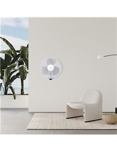 Επιτοίχιος ανεμιστήρας με τηλεχειριστήριο, 45W 2