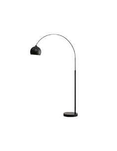 Φωτιστικό δαπέδου αλουμινίου, μαύρο Υ173xØ105εκ