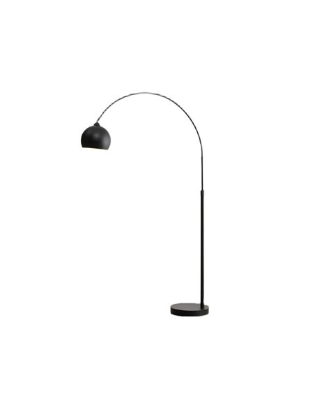 Φωτιστικό δαπέδου αλουμινίου, μαύρο Υ173xØ105εκ