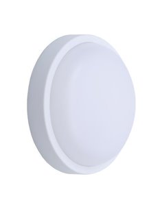 Φωτιστικό τοίχου LED 12W στρογγυλό λευκό 12W Ø17x5εκ. ύψος 3000K