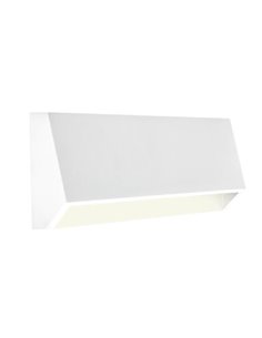 Φωτιστικό επιτοίχιο LED 4W κυρτό  Υ8x22x3,6εκ. Λευκό