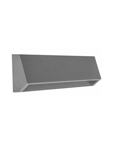 Φωτιστικό επιτοίχιο LED 4W κυρτό  Υ8x22x3,6εκ. Γκρι