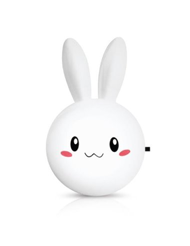 Φωτάκι νυκτός LED 0,5W Κουνελάκι  Y10,5x7x3εκ. με διακόπτη