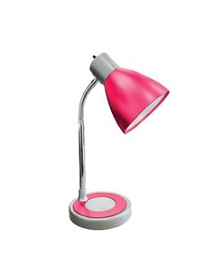 Φωτιστικό γραφείου σπιράλ 11W Ε27 Κόκκινο-νίκελ Ø16x30εκ.