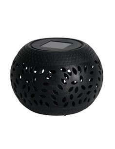 Ηλιακό φανάρι εξωτερικού χώρου PP μαύρο Y10,5x Ø15εκ.