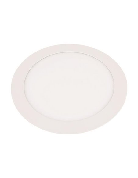 Φωτιστικό χωνευτό LED SLIM 20W σατινέ Ø22,5x1εκ.