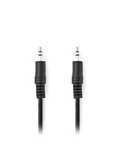 Καλώδιο ήχου 3,5mm αρσ. Stereo - 3,5mm αρσ. Stereo, 1.00m σε μαύρο χρώμα. 2