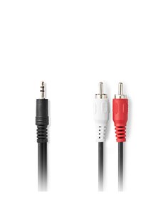 Καλώδιο ήχου 3,5mm stereo αρσ. - 2x RCA αρσ., 3.00m. 2