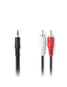 Καλώδιο ήχου 3,5mm stereo αρσ. - 2x RCA αρσ., 5.00m. 2