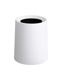 Κάδος απορριμμάτων PP 10lt 23x23xΥ31εκ. λευκός