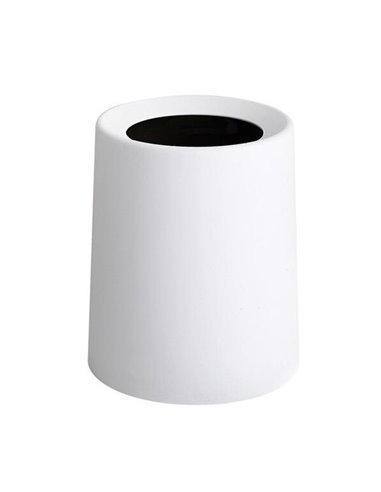 Κάδος απορριμμάτων PP 10lt 23x23xΥ31εκ. λευκός