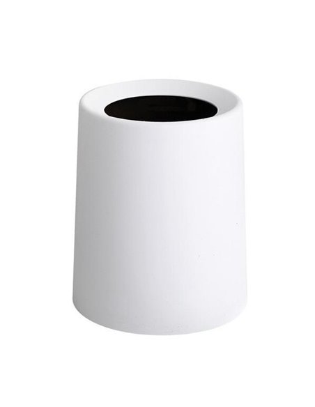 Κάδος απορριμμάτων PP 10lt 23x23xΥ31εκ. λευκός