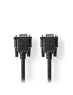 Καλώδιο VGA αρσ. - VGA θηλ., 5.00m σε μαύρο χρώμα. 2