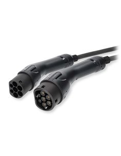 Καλώδιο φόρτισης ηλεκτρικού αυτοκινήτου Type2, τριφασικό, 5.00m, 22KW, 32A. 2