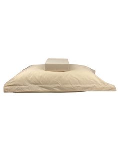 Μαξιλαροθήκες Oxford Πεννιέ Beige από 100% βαμβάκι 52x72εκ. σετ 2 τμχ.