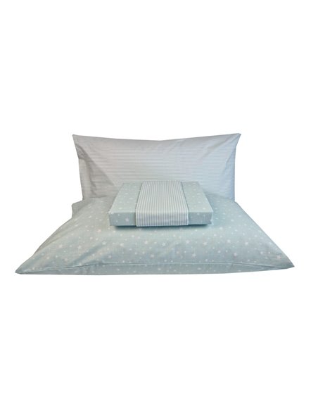 Σετ σεντόνια μονά PARADISO Mint από 100% βαμβάκι 170x260εκ.