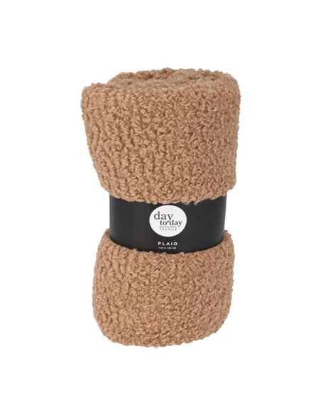 Κουβέρτα teddy fleece ταμπά 150x120εκ.