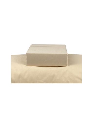 Σεντόνι μονό Πεννιέ Beige από 100% βαμβάκι 170x270εκ.