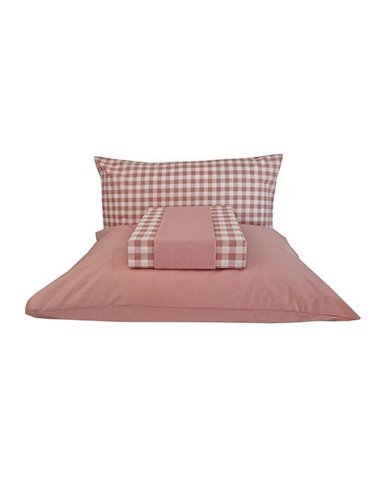 Σετ υπέρδιπλα σεντόνια CARLA zephyr από 100% βαμβάκι 245x260εκ.