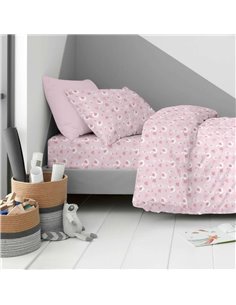 Σετ παιδικά σεντόνια μονά swan II από 100% βαμβάκι 170x260εκ.