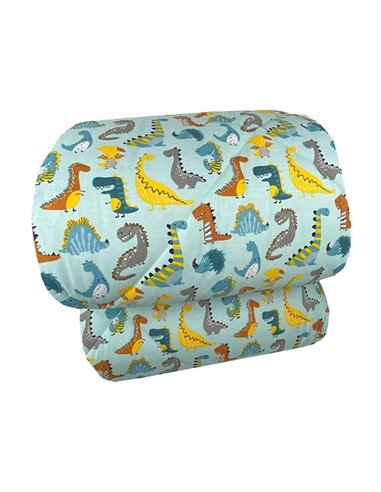 Πάπλωμα μονό "Happy Dinos" 160x240εκ.