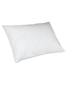 Μαξιλάρι ύπνου 850gr A' ποιότητα μέτριο 50x70εκ. με γκρι ρέλι